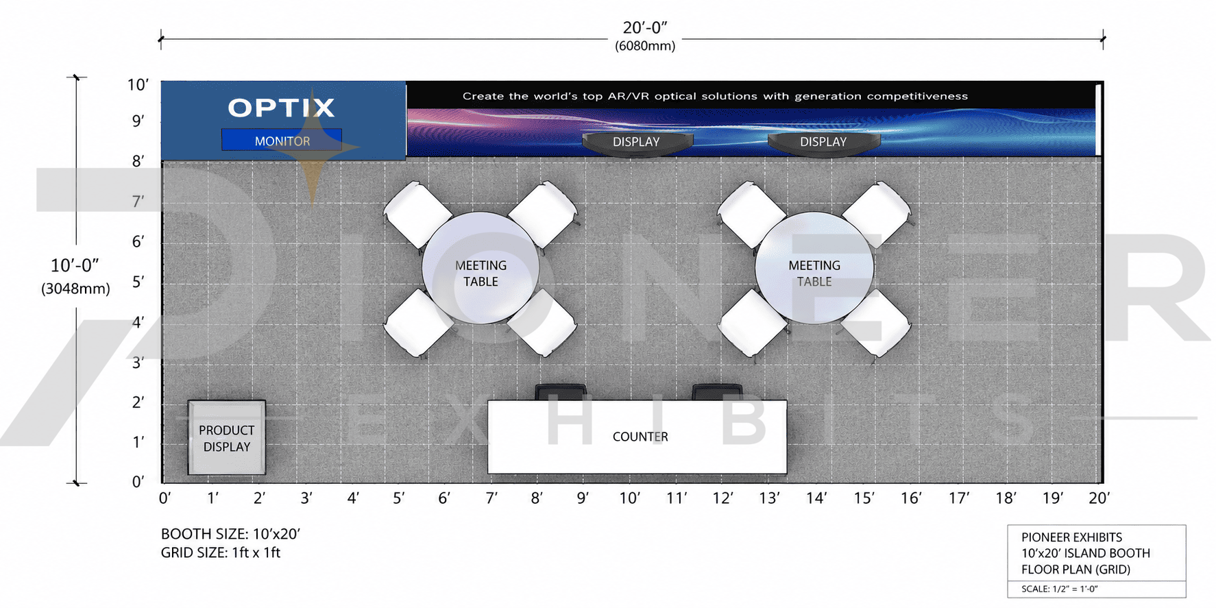 10′ x 20′  Booth at CES 2025 Las Vegas