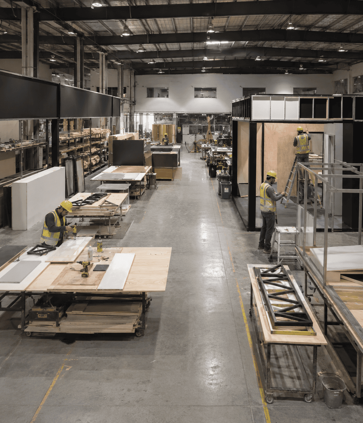 Manufacturing facility floor
