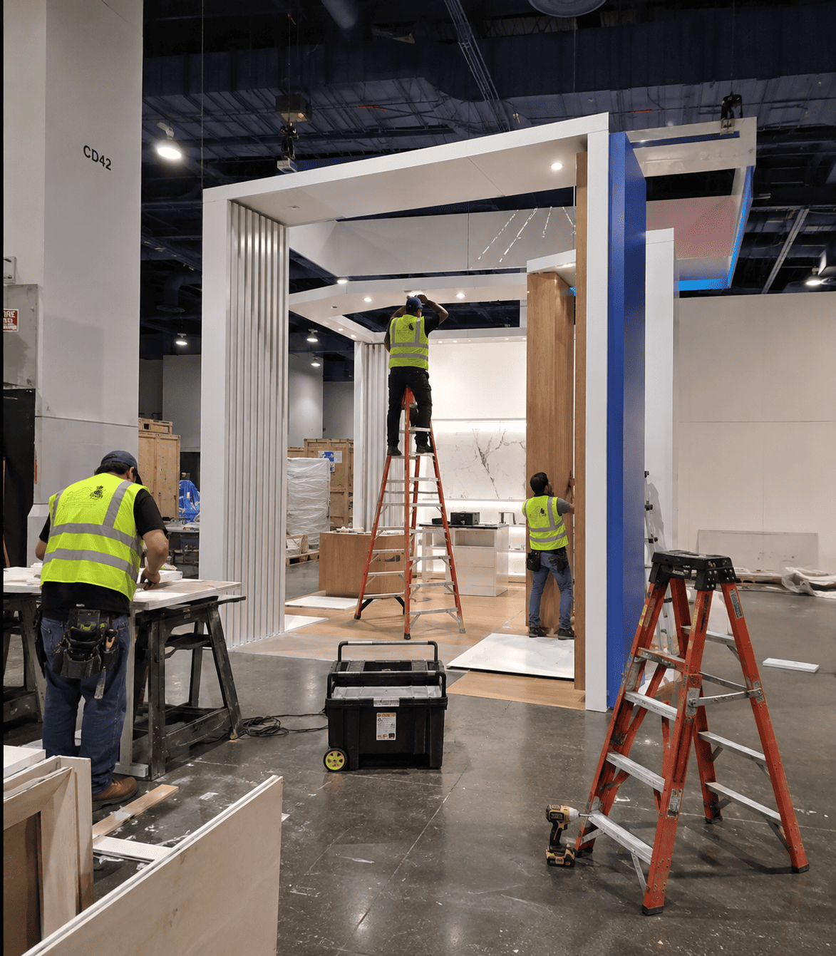 Las Vegas trade show booth build project