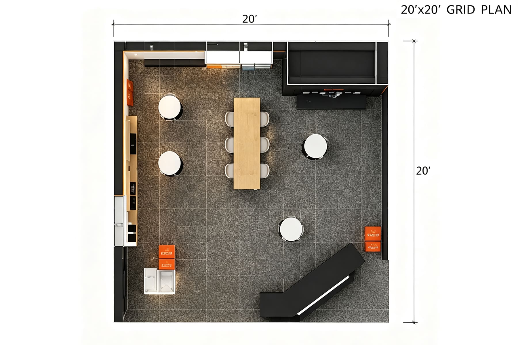 20′ x 20′ Island Booth at CES 2025