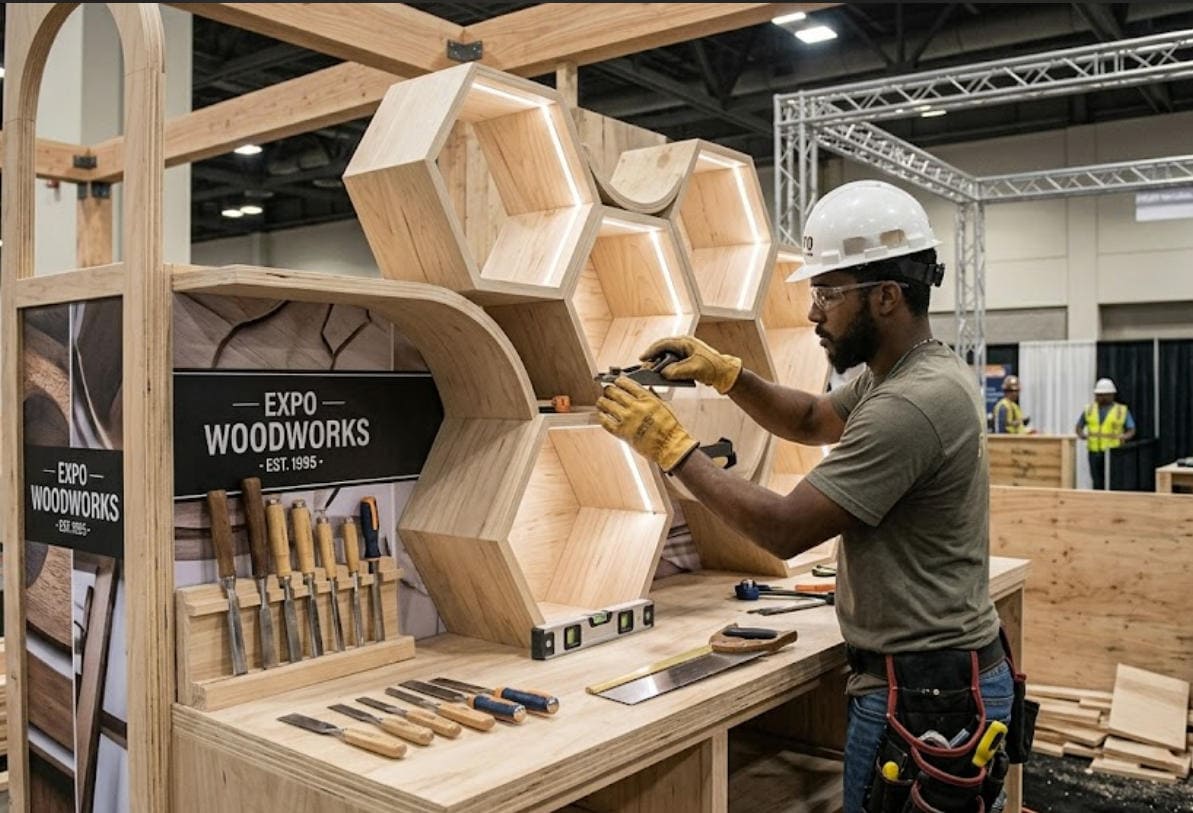 US trade show booth planning schedule
