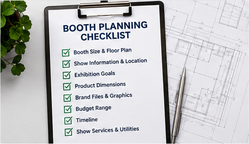 overseas exhibitor booth trust elements