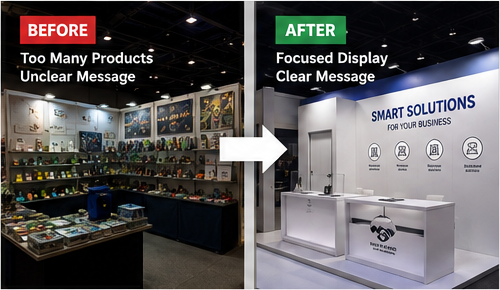 trade show booth redesign for better leads