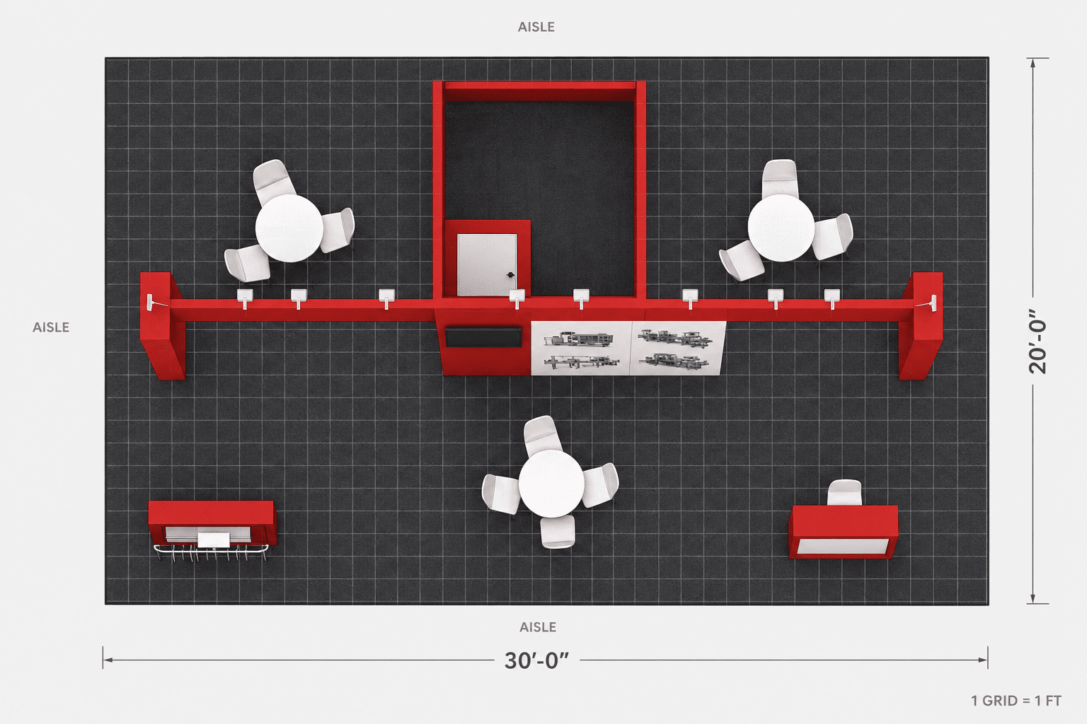 20′ x30′ easyMac Booth – IBIE 2022