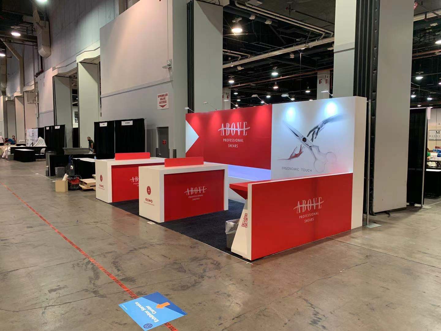 10′ x 20′  Above Professional Shears Booth | SUPERZOO 2023