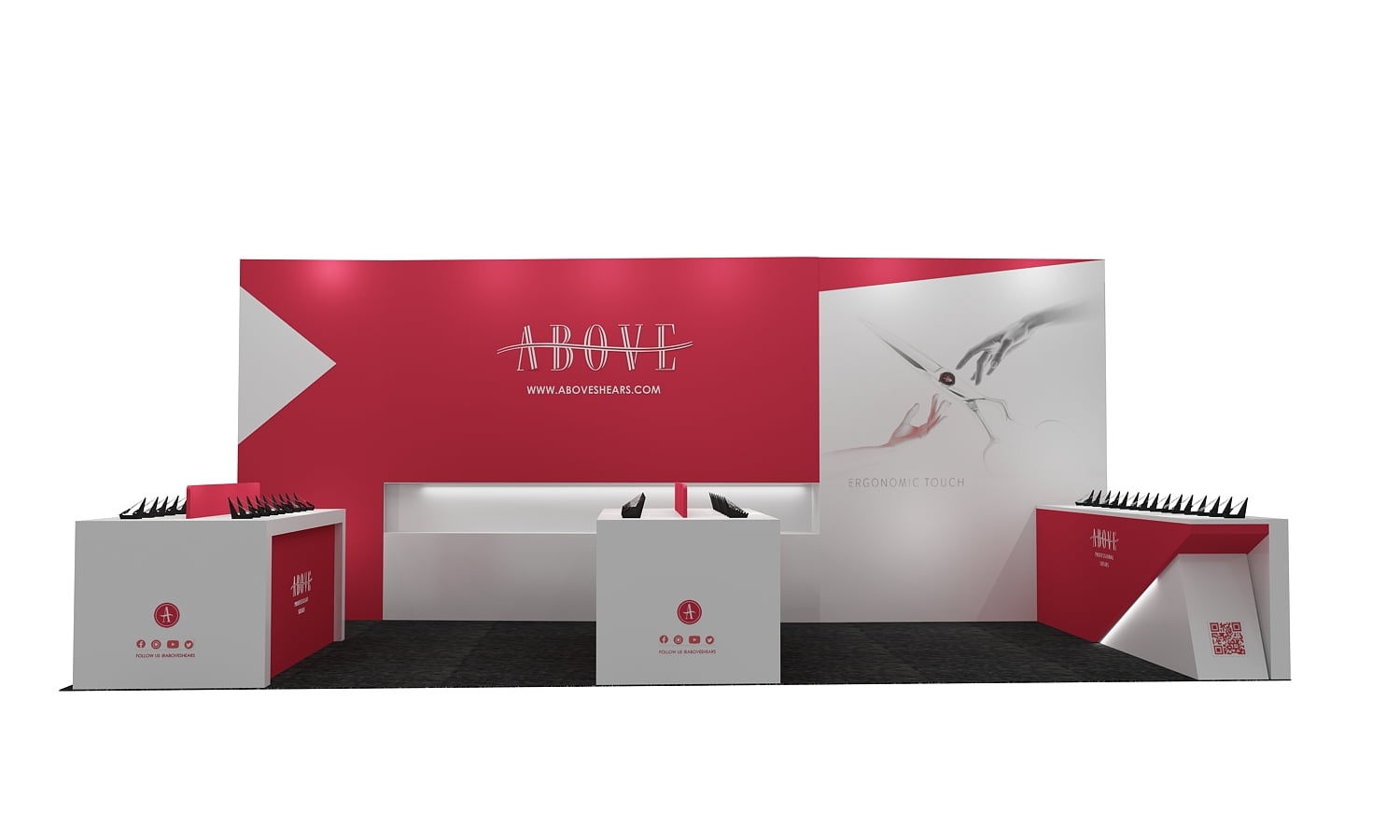 10′ x 20′  Above Professional Shears Booth | SUPERZOO 2023