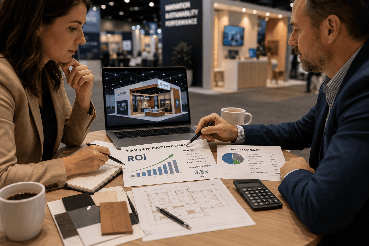 trade show booth budget justification
