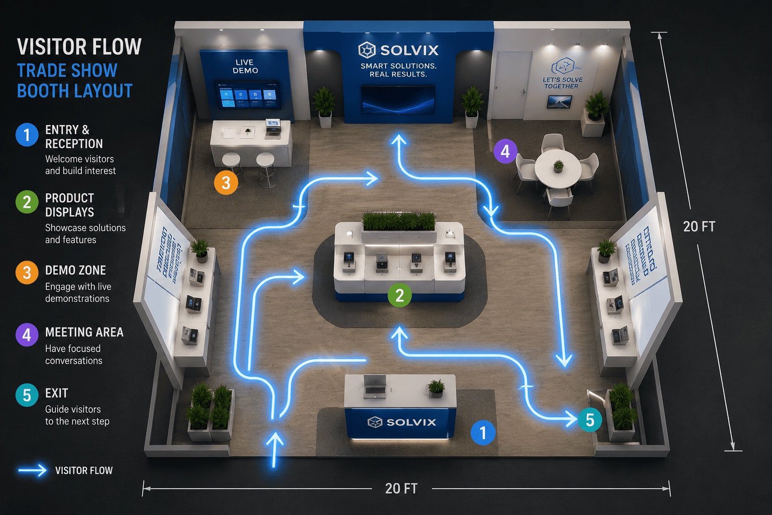 product display trade show booth problem