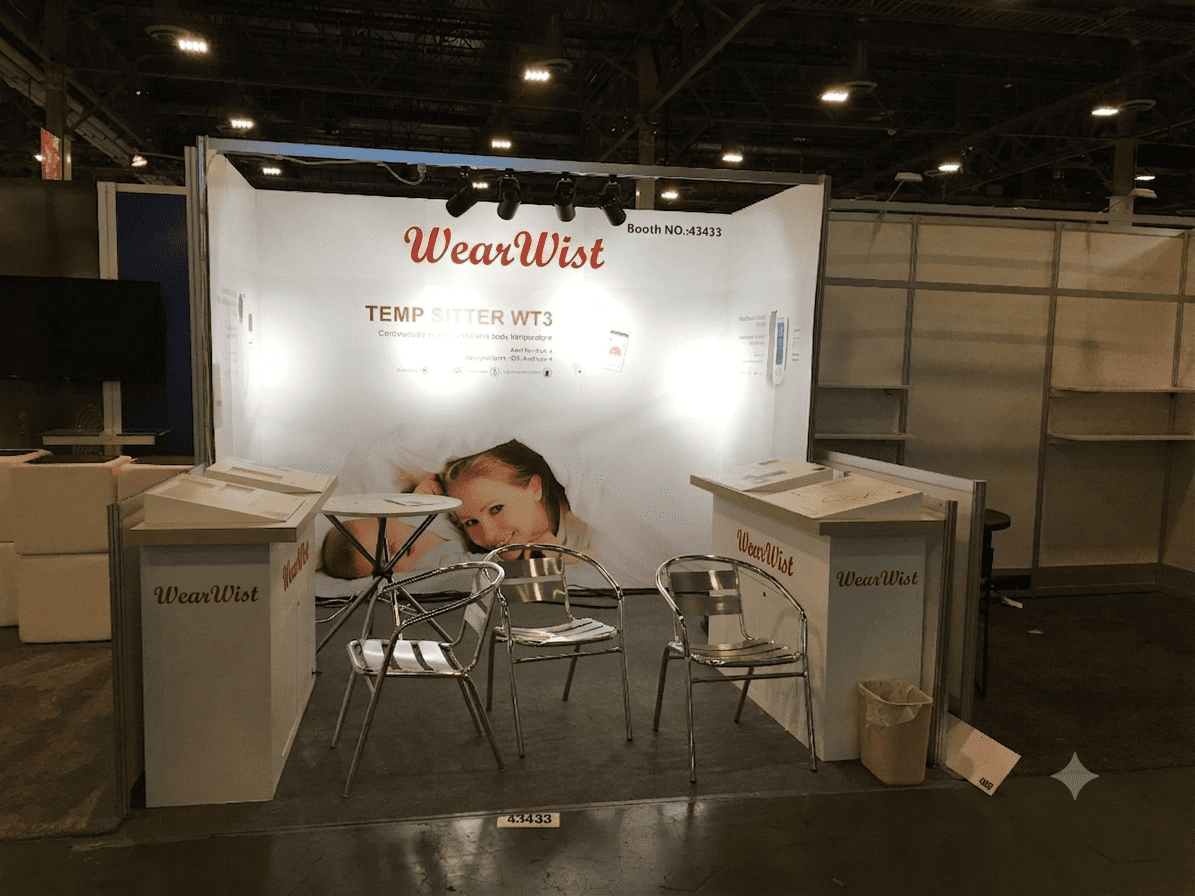 10′ x 10′ WearWist Booth Design for CES 2023