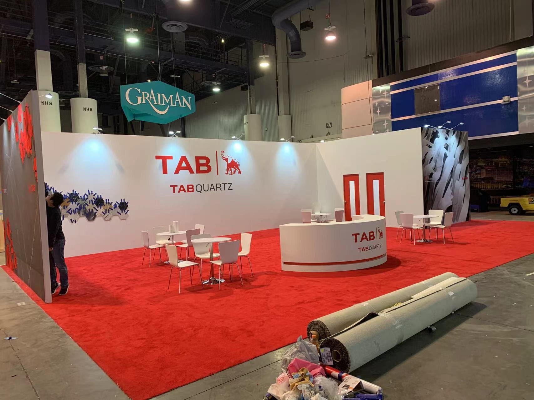 30′ x50′ TABQUARTZ Booth at TISE 2022