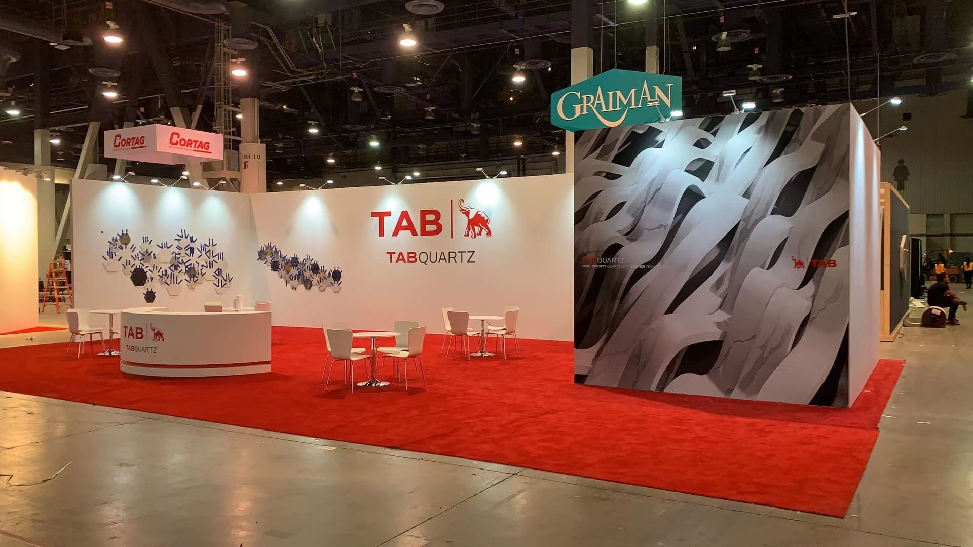 30′ x50′ TABQUARTZ Booth at TISE 2022