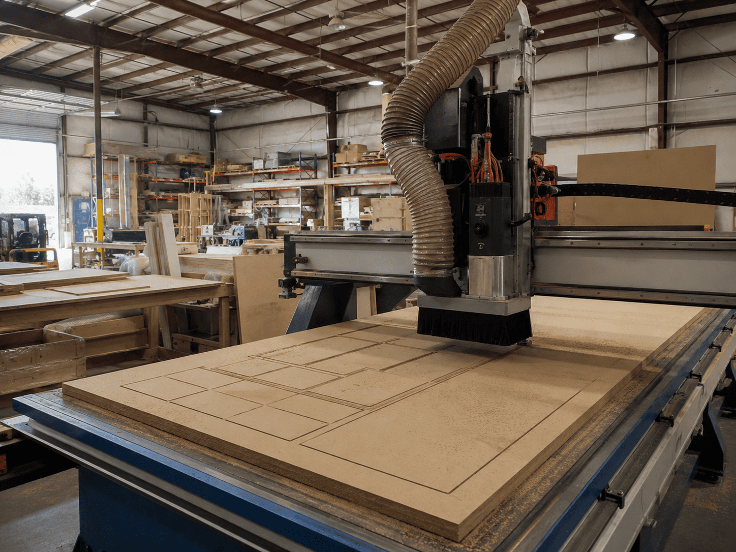 CNC cutting for custom trade show booth fabrication