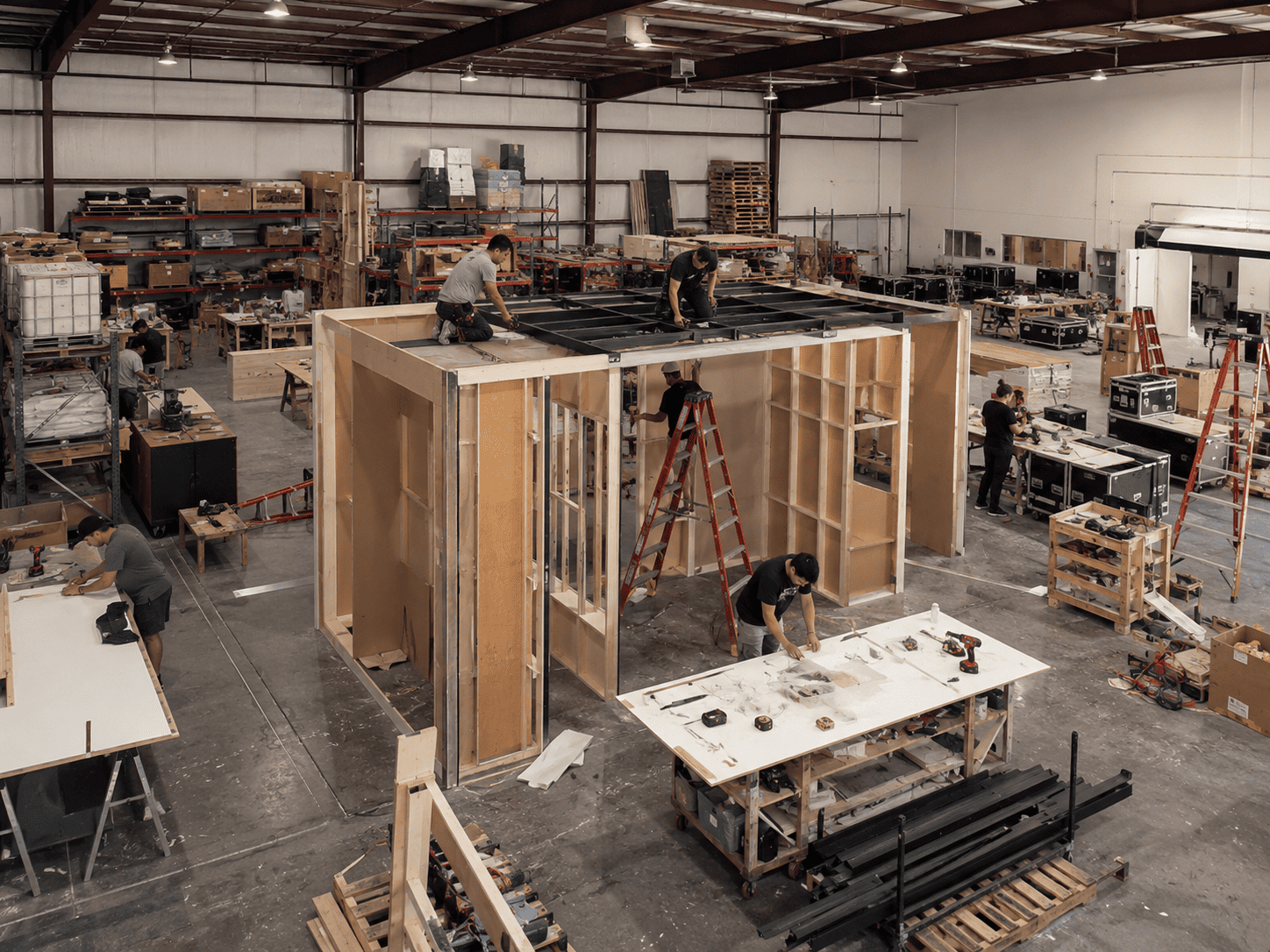 Las Vegas workshop for trade show booth production and assembly