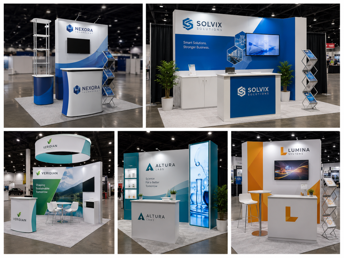 trade show booth rental option